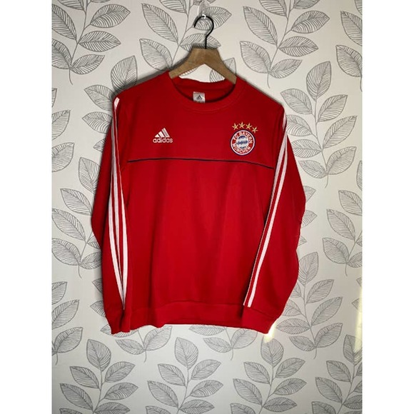 Adidas FC Bayern Munchen Soccer Sweatshirt, Size Youth M